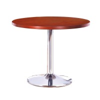 弯曲实木会客洽谈桌   800*750mm